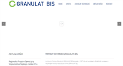 Desktop Screenshot of granulatbis.pl
